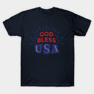 God bless USA T-shirt T-Shirt